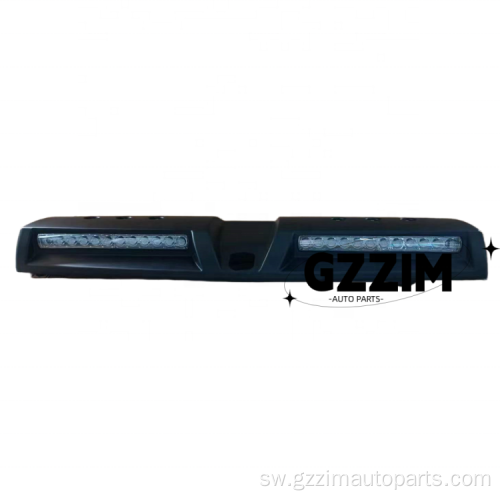 Triton L200 Matte Nyeusi ya Front Forpor Spoiler Mwanga